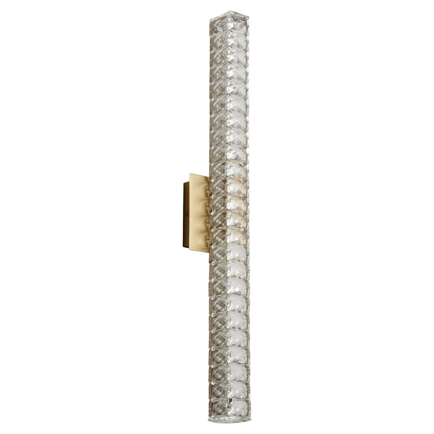 Oxygen Elan 3-574-40 Modern Vanity LED Wall Light Fixture - Aged Brass