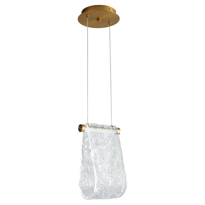 Oxygen VEER 3-602-40 LED Dual Mount Pendant – Aged Brass