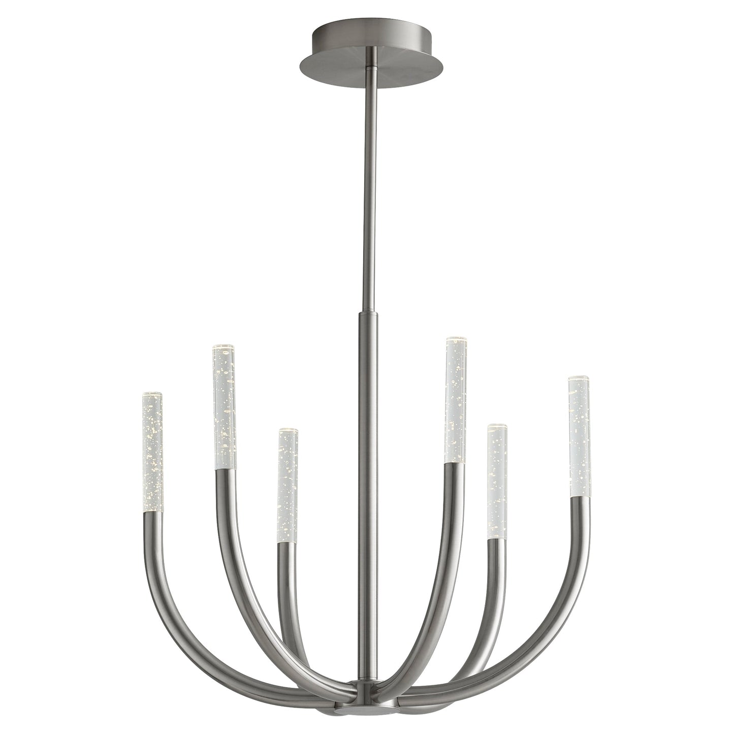 Oxygen Presto! 3-657-24 Modern Chandelier - Satin Nickel