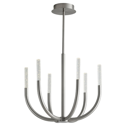 Oxygen Presto! 3-657-24 Modern Chandelier - Satin Nickel