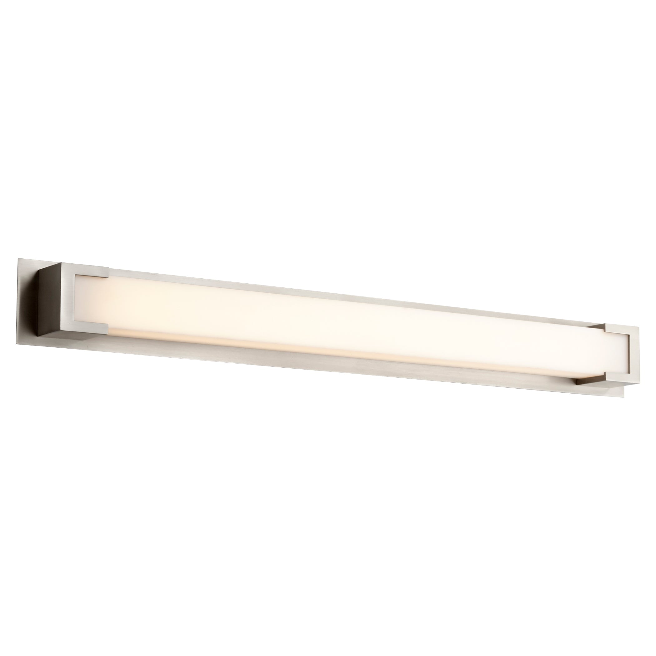 Oxygen Orion 3-543-3524 Modern LED Vanity Light Fixture 27 Inch 3500K - Satin Nickel