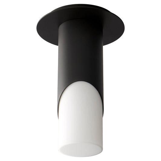 Oxygen Ellipse 3-353-115 Modern Cylinder Ceiling Light Fixture - Black