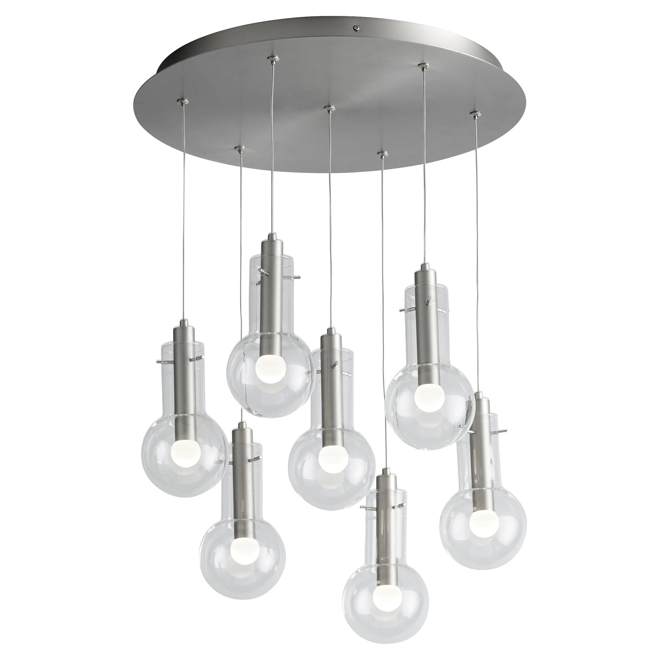 Oxygen Primo 3-674-24 Modern Pendant - Satin Nickel