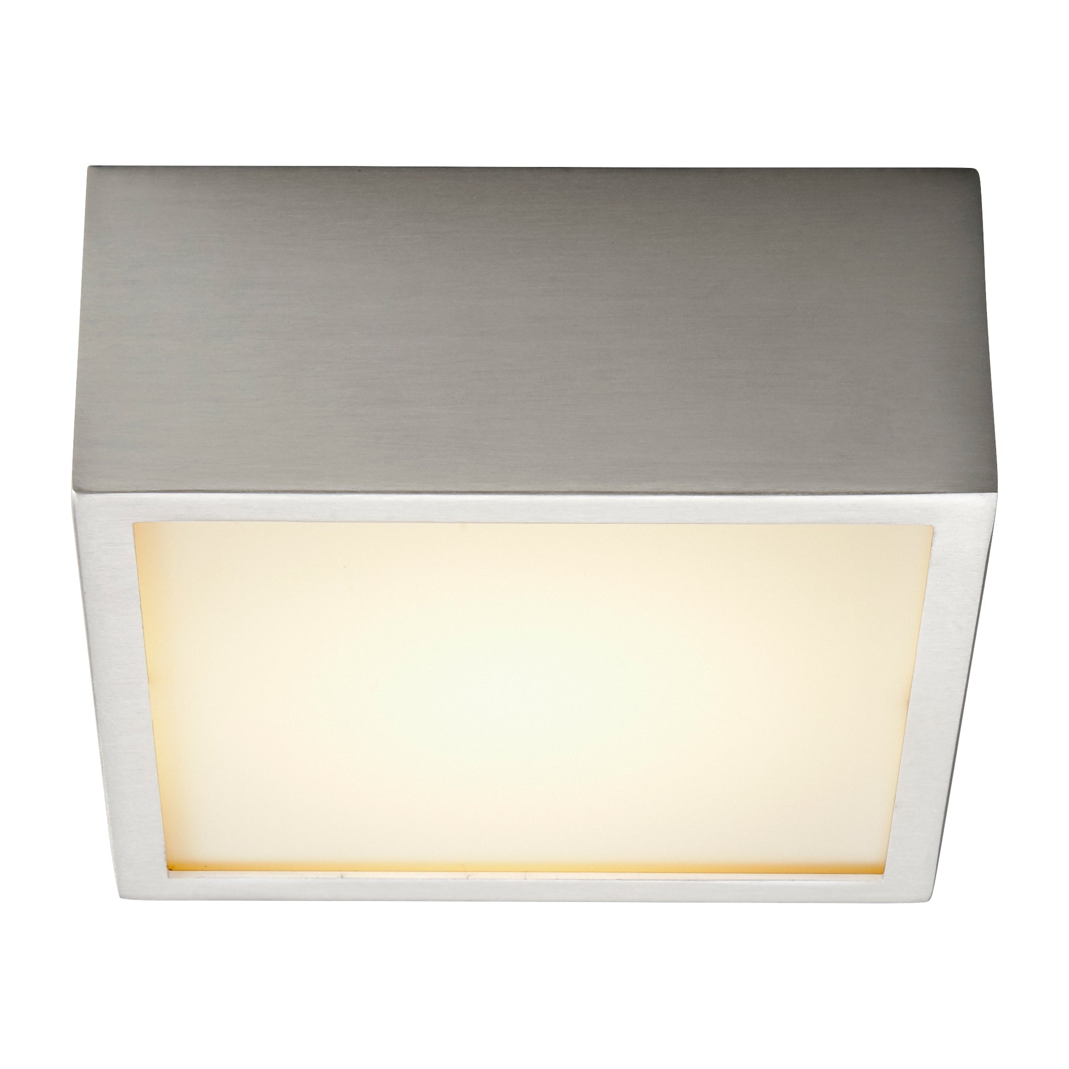 Oxygen Lighting PYXIS 3-610-24 Square Wall, Ceiling Mount Light, 3000K - Satin Nickel