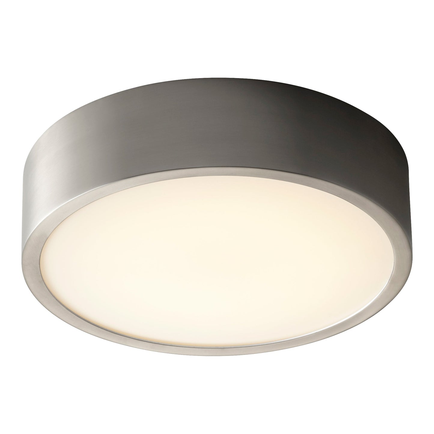 Oxygen Peepers 32-601-24 Round Modern Ceiling Mount 10 Inch LED Light 3000K - Satin Nickel