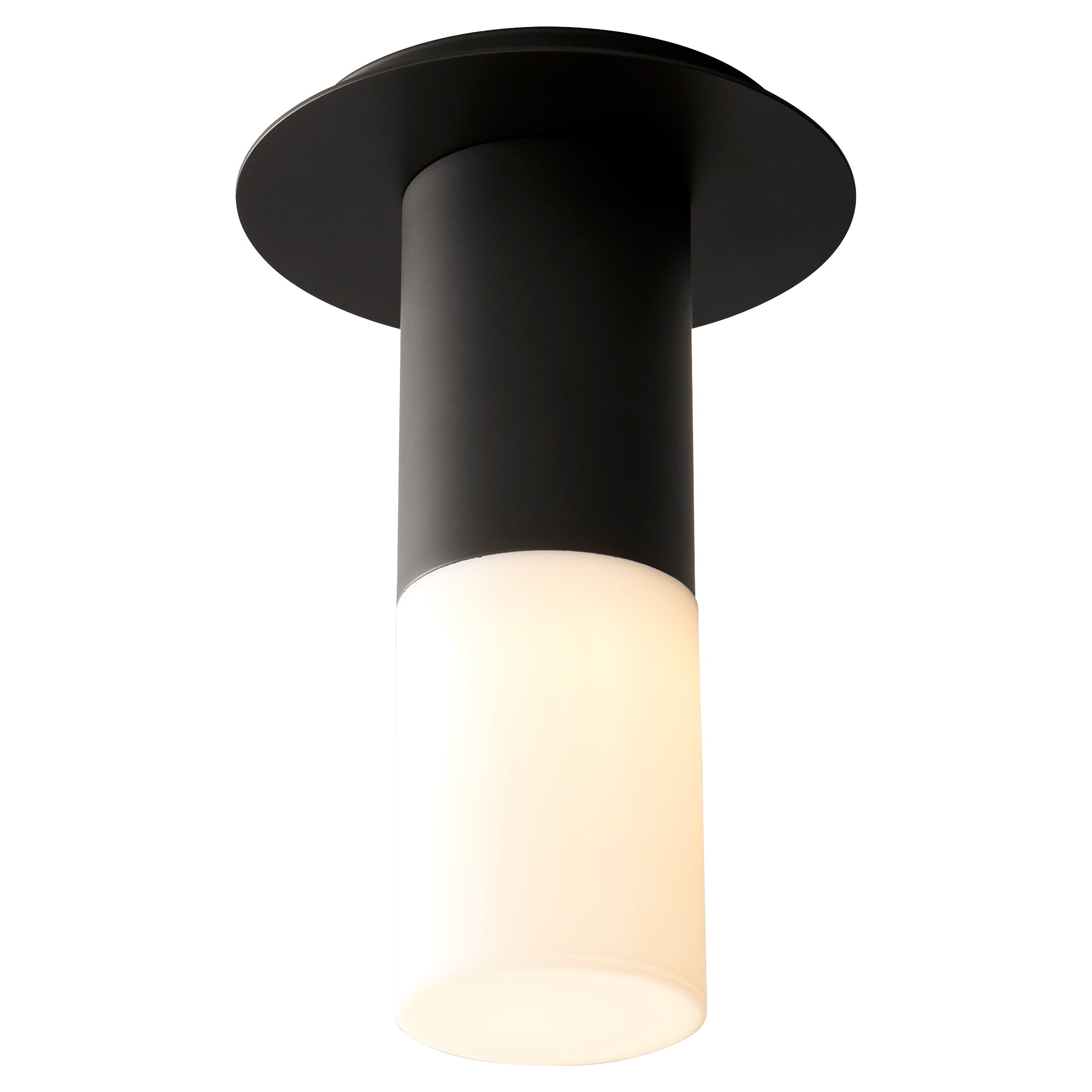 Oxygen Pilar 3-308-115 LED Flush Mount Ceiling Light Fixture - Black