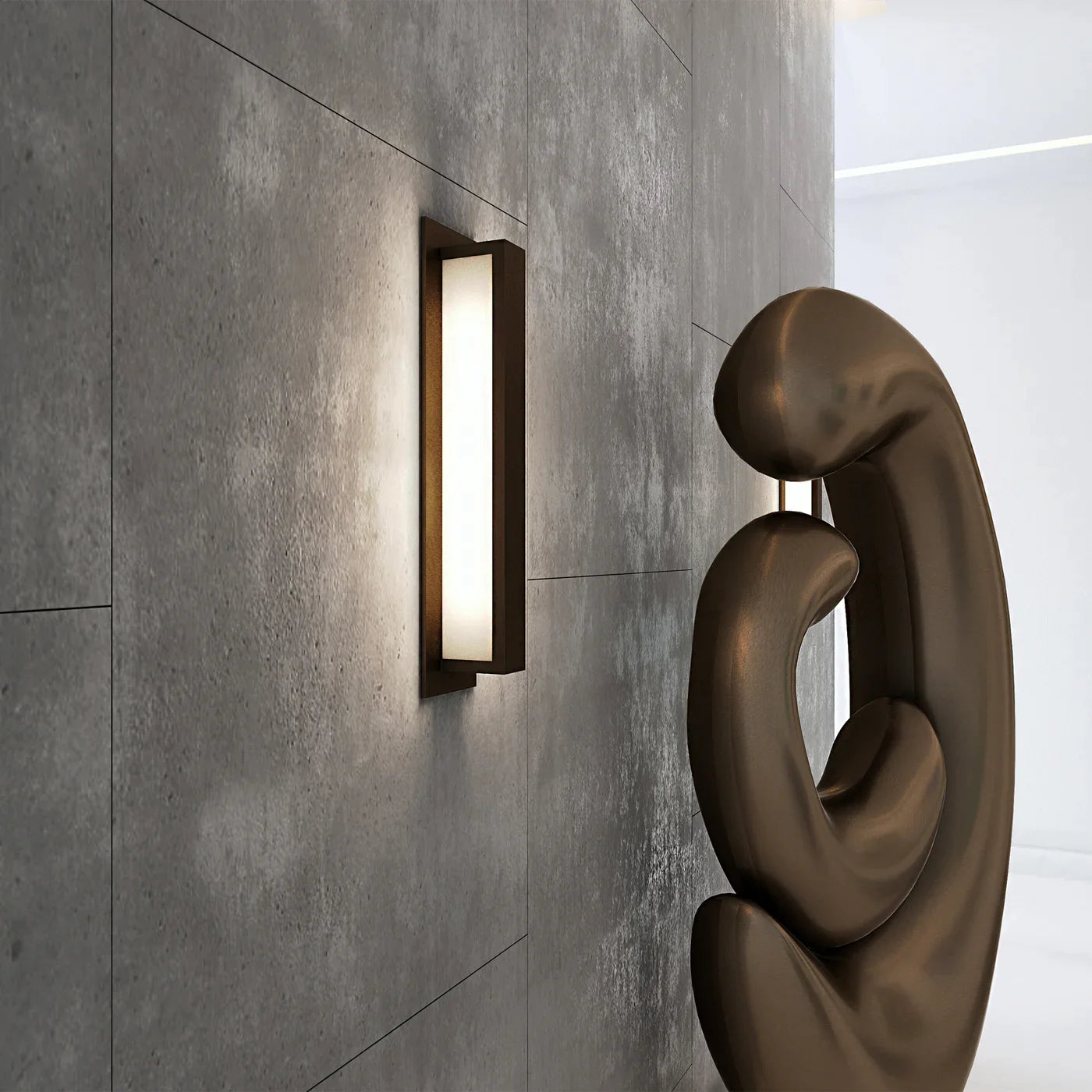 Oxygen Alcor 3-532-22 LED Wall Light Fixture 13 Inch - Oiled Bronze