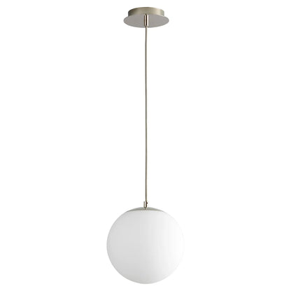 Oxygen Luna 3-672-20 Globe LED Pendant Ceiling Light Fixture - Polished Nickel