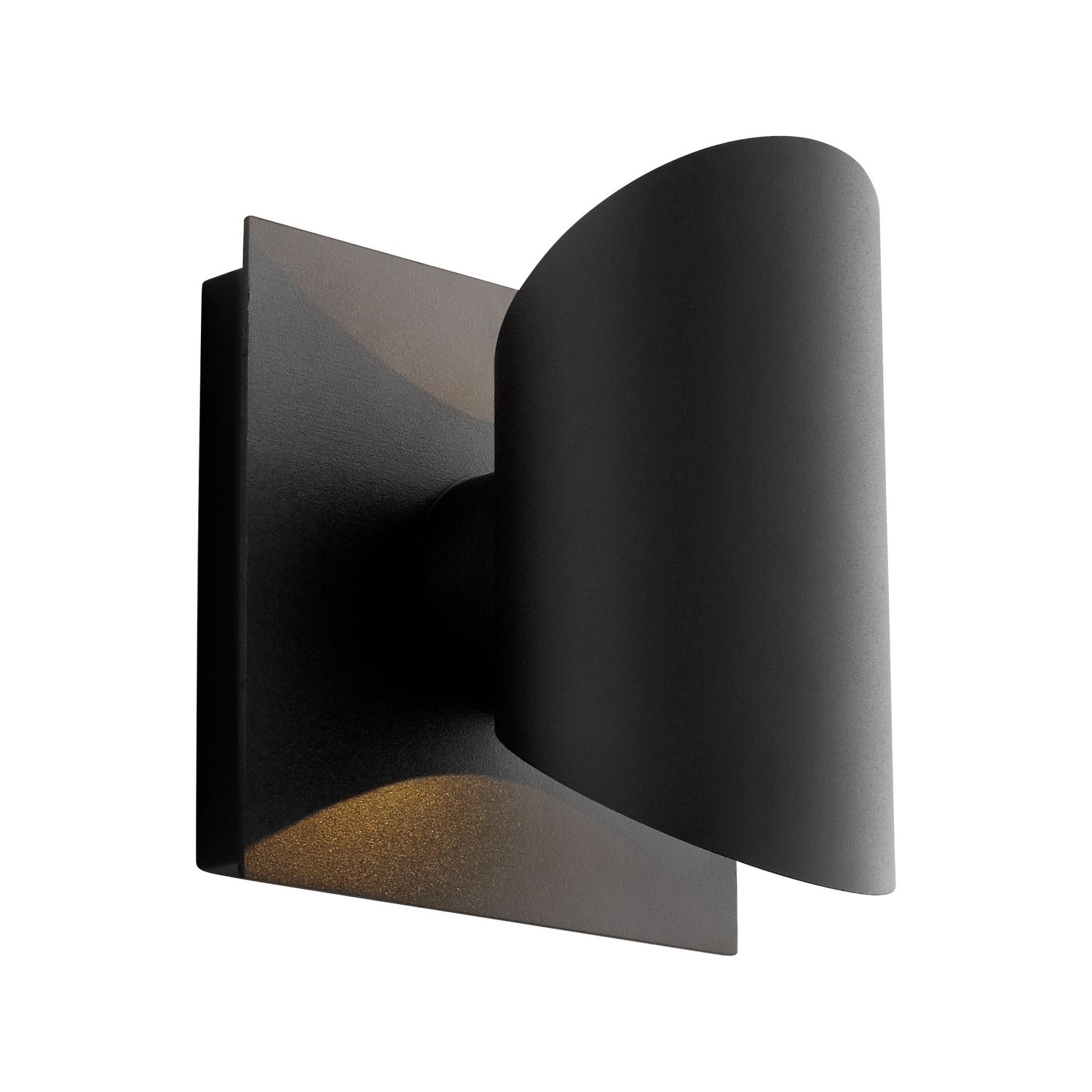 Oxygen Caliber 3-733-15 Modern Cylinder LED Outdoor Wall Light Fixture - Black