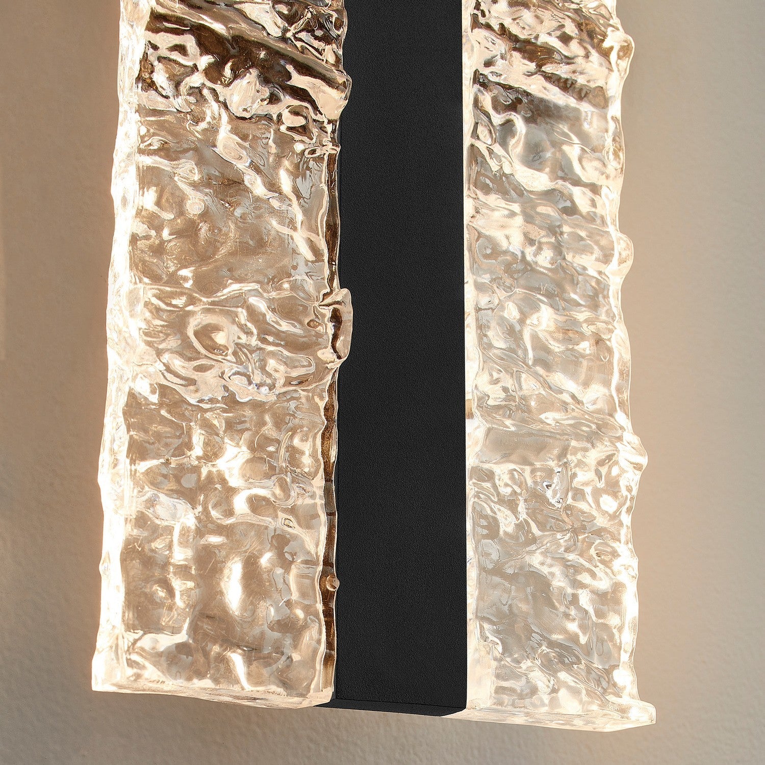 Oxygen Landon 3-420-15 Modern LED Wall Sconce, Dimmable - Black