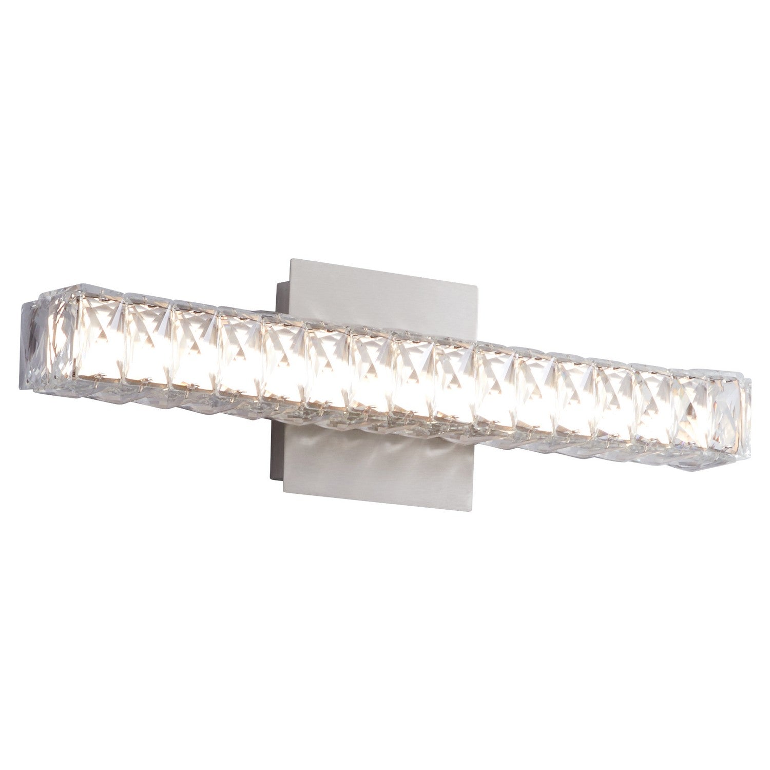 Oxygen Elan 3-573-24 Modern Vanity LED Wall Light Fixture- Satin Nickel
