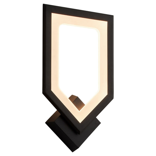 Oxygen Aegis 3-59-15 Contemporary Modern LED Wall Sconce Light - Black