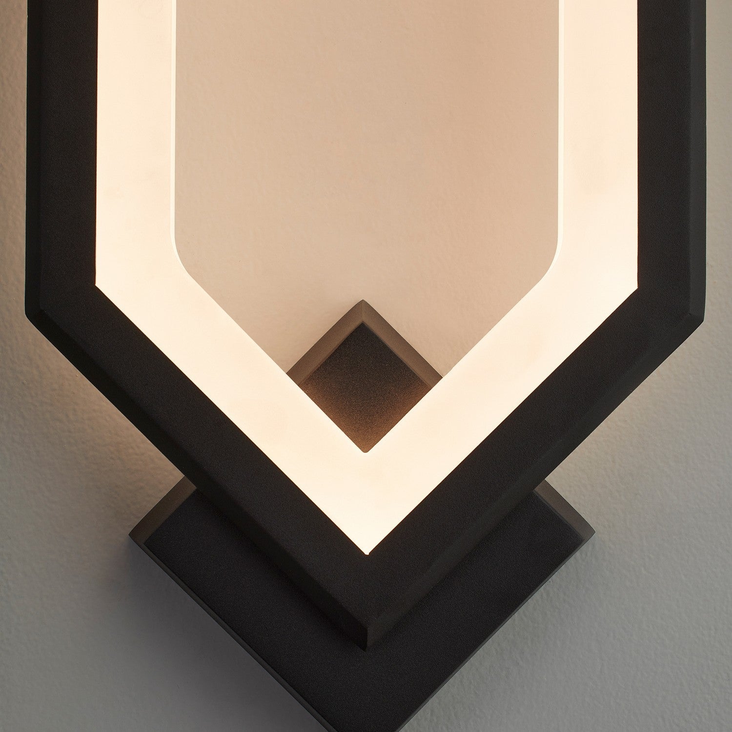 Oxygen Aegis 3-59-15 Contemporary Modern LED Wall Sconce Light - Black