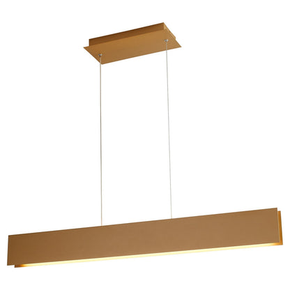 Oxygen Brio 3-6017-60 Linear LED Pendant 36 Inch Modern Industrial - Powdered Gold